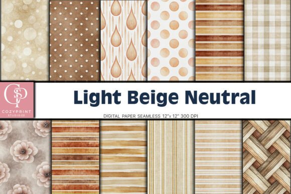 Download Light Beige Neutral Digital Paper - Paper Collection