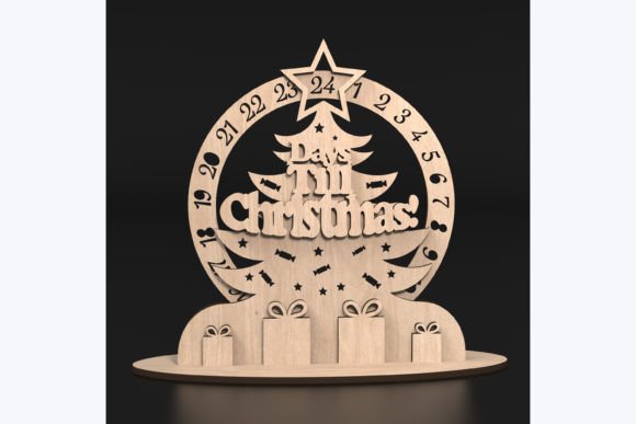 Download Laser Cut Days Till Christmas Tree Svg - Premium Resources
