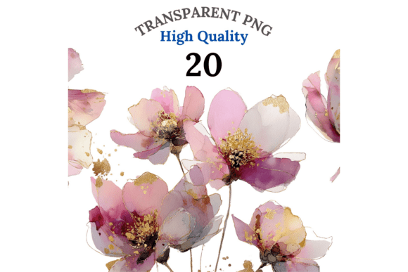 Download 20 Abstract Watercolor Floral Clipart - Watercolor floral clipart Collection