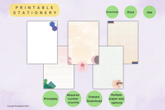 Download Printable Stationery Papers Forms - Paper Collection