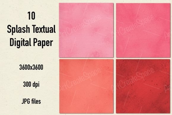 Download Watercolor Splash Digital Paper - Paper Collection