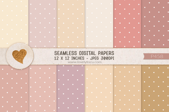 Download Pastel Polka Dot Seamless Paper Pack - Premium Resources