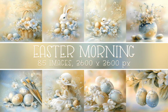 Download Pastel Easter Digital Papers Bundle - Paper Collection
