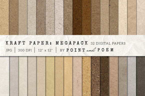 Download Kraft and Neutral Digital Paper Megapack - Paper Collection