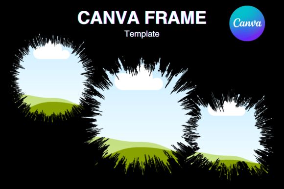 Download Watercolor Splash Canva Frame Effect_C - Splash Collection