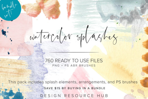 Download Watercolor Splash Pack - Splash Collection